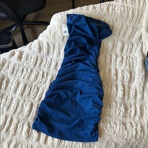 Abercrombie & Fitch Elegant Blue Mini Dress